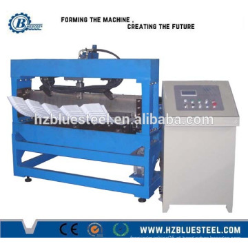 Hot Sale cortou o painel de telhado Crimped Roof Azulejo Máquina / Arch Roof Forming Machine